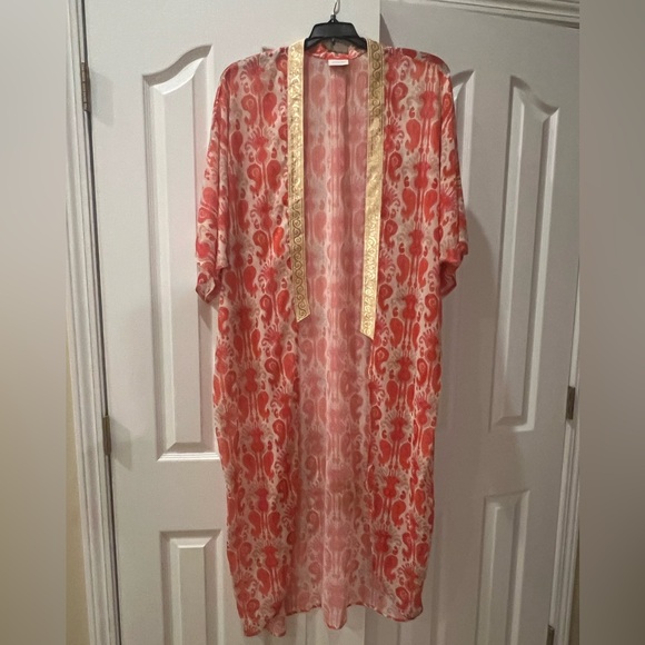 π NWOT SUKI SO WOMEN'S GODDESS KIMONO IN GOLDEN HOUR πfree New tote π - Picture 4 of 14